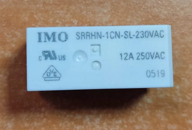 SRRHN-1CN-SL-230VAC  RELE 220VAC 1CTO 12A IMO