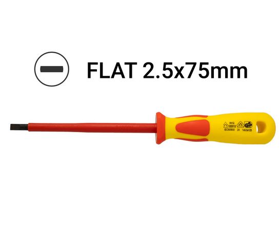 STD9023  DESTORNILLADOR PLANO PUNTA 0,4x2,5mm