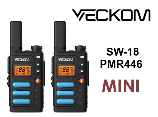 SW18  TALKIES PMR446 + PINGANILLOS VECKON