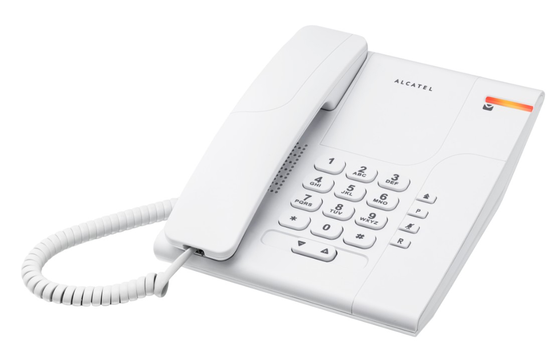 T180B  TELEFONO TEMPORIS 180 BLANCO ALCATEL