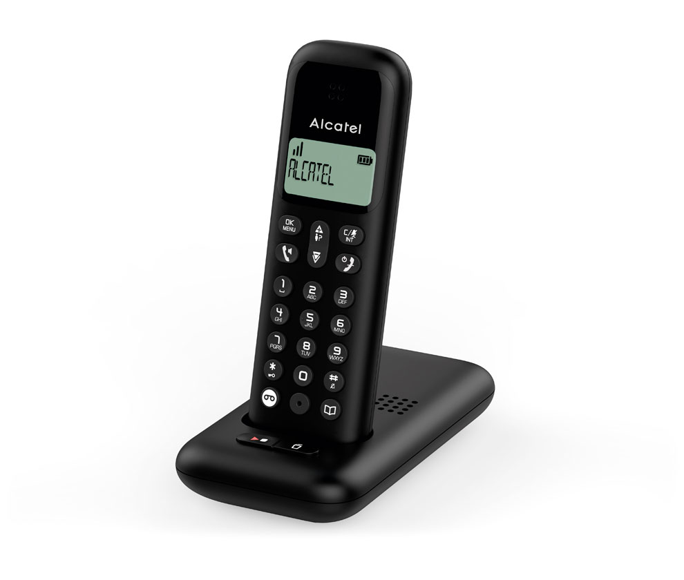 TELF127  TELEFONO INALAMBRICO DECT NEGRO