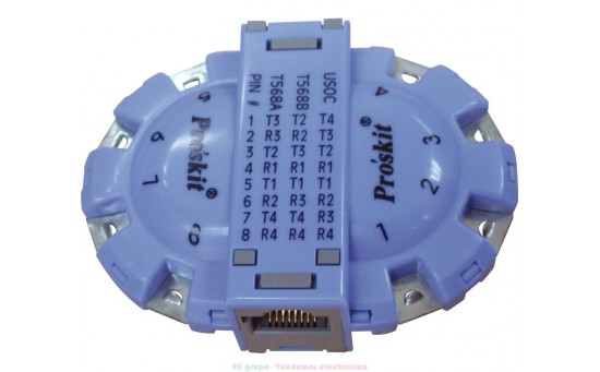 TESMT8091  ADAPTADOR PRUEBA CABLE RJ11/45 PROSKIT