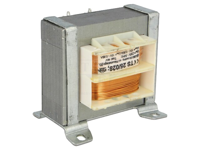 TS25-028  TRANSFORMADOR 15+15V  1,8A