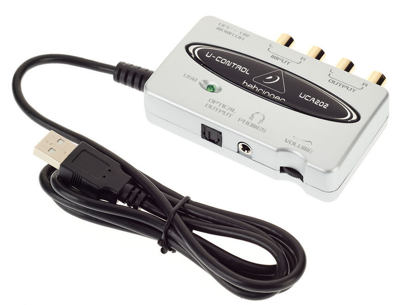 UCA202  TARJETA SONIDO USB BEHRINGER