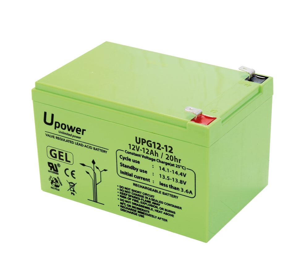 UPG12-12  BATERIA GEL 12V 12AH