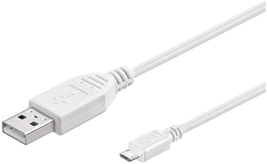 USB-MICBM-5.0  CABLE USB A MICRO USB 5mts BLANCO