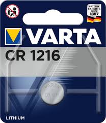 V-CR1216  PILA DE LITIO 3V VARTA