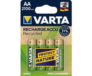 V-HR6  BATERIA LR6 (4) RECARGABLE 2100mA. VARTA