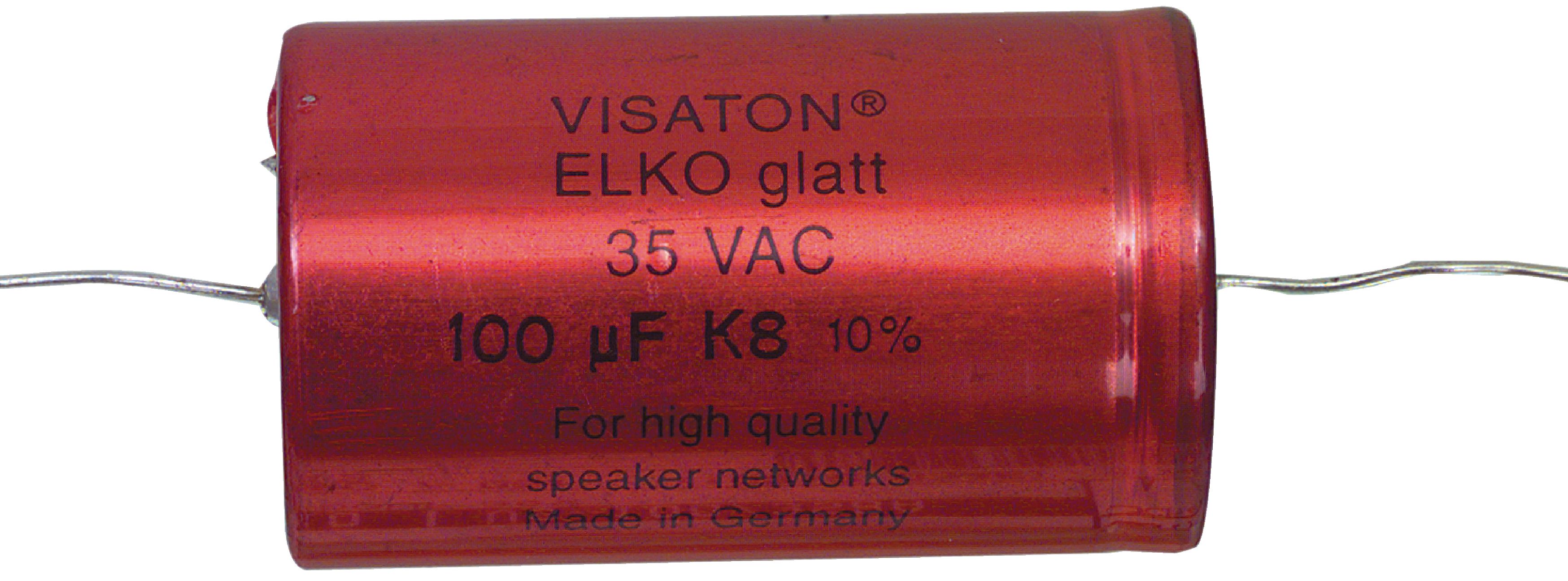 VS100/35BA  CONDENSADOR BIPOLAR ELCO 100uF-35V