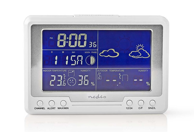 WEST203WT  ESTACION METEREOLOGICA CON RELOJ RADIO