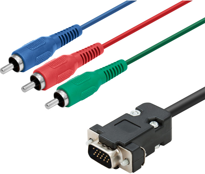 WIR1308  CABLE VIDEO VGA > RGB 2mts.