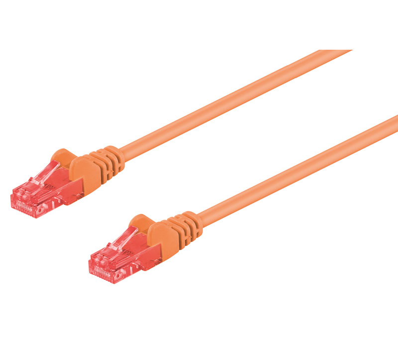 WIR647  CABLE UTP 25cms CAT6 NARANJA