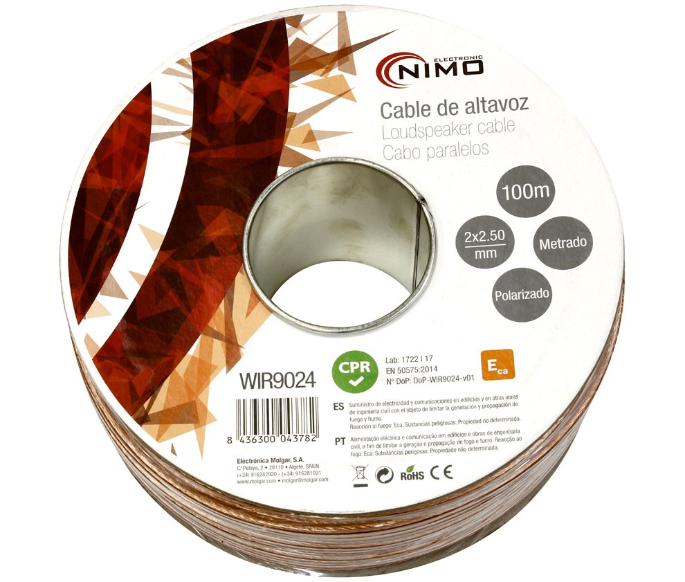 WIR9024  CABLE OFC 2x2,5mm PARALELO