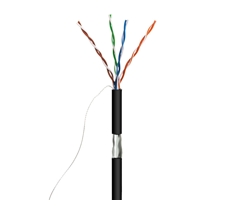 WIR9046  CABLE FTP CAT5E EXTERIOR NEGRO (metro)