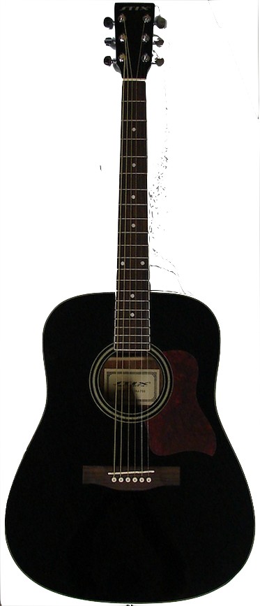 WJ750BK  GUITARRA ACUSTICA NEGRA STIX